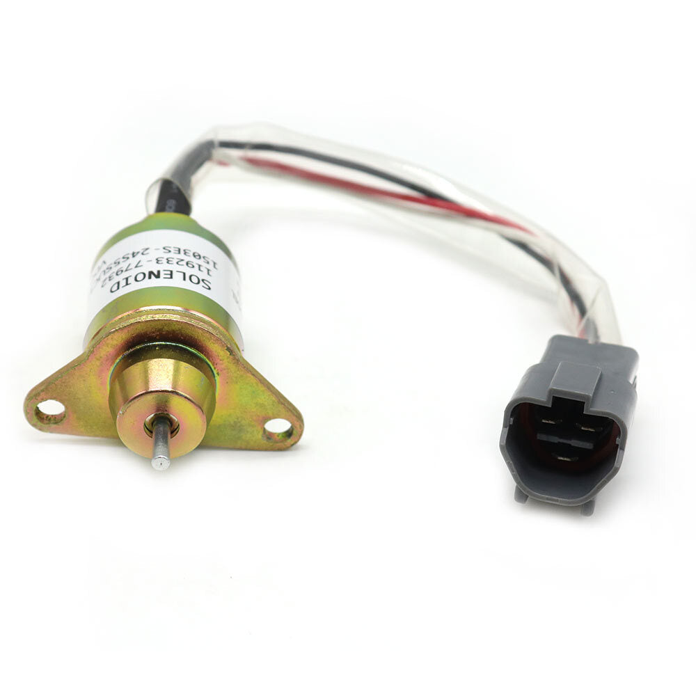 1-pack Yanmar 3TNV88 3TNE84 4TNE88 4TNE84 119233-77932 Fuel Shut-off Solenoid Valve