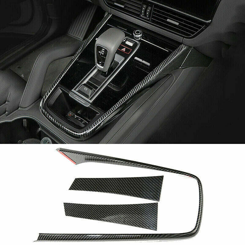 for Porsche for Cayenne 2019-2023 Inner Console Gear Shift Box Moulding Trim Covers