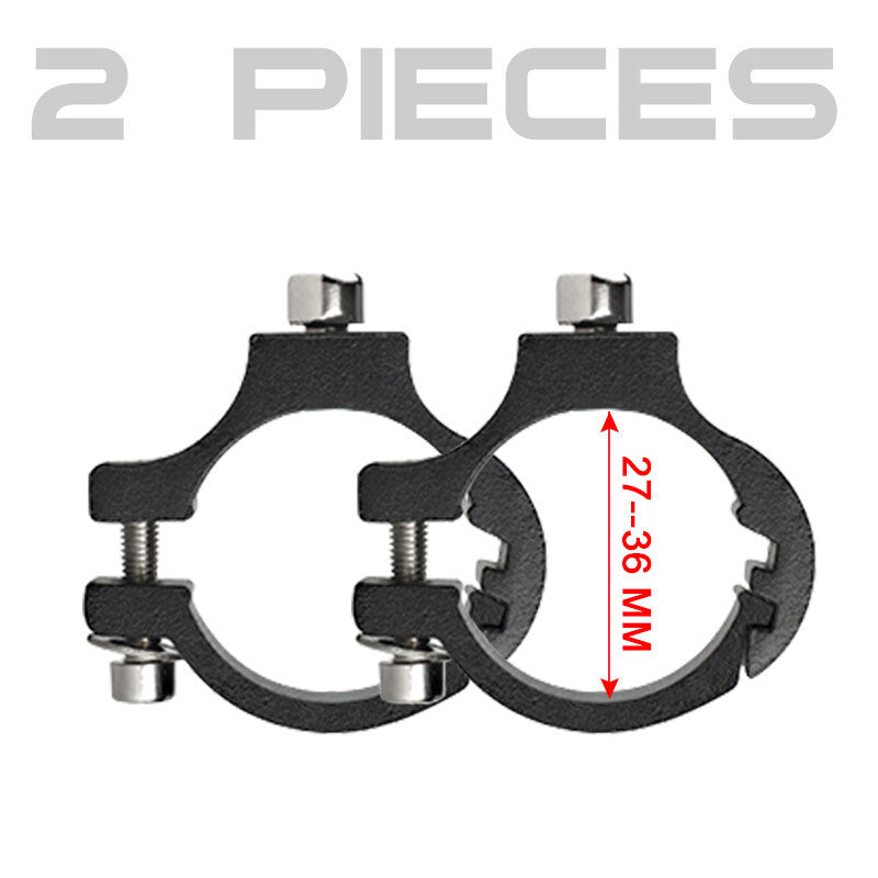 2X Motorcycle Motorbike Headlight Hi/Lo LED Spot Fog Lights Lamp Driving Offroad