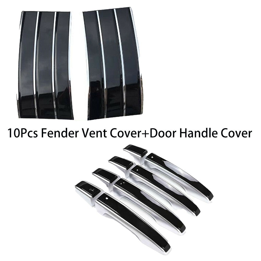Door Handle Cover+Fender Side Vent Cover Kits Fit for Range Rover L405 2013-2022