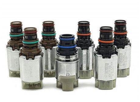 7-piece new 6F35/6F15 transmission solenoid valve kit for Ford and for Mazda Escape.