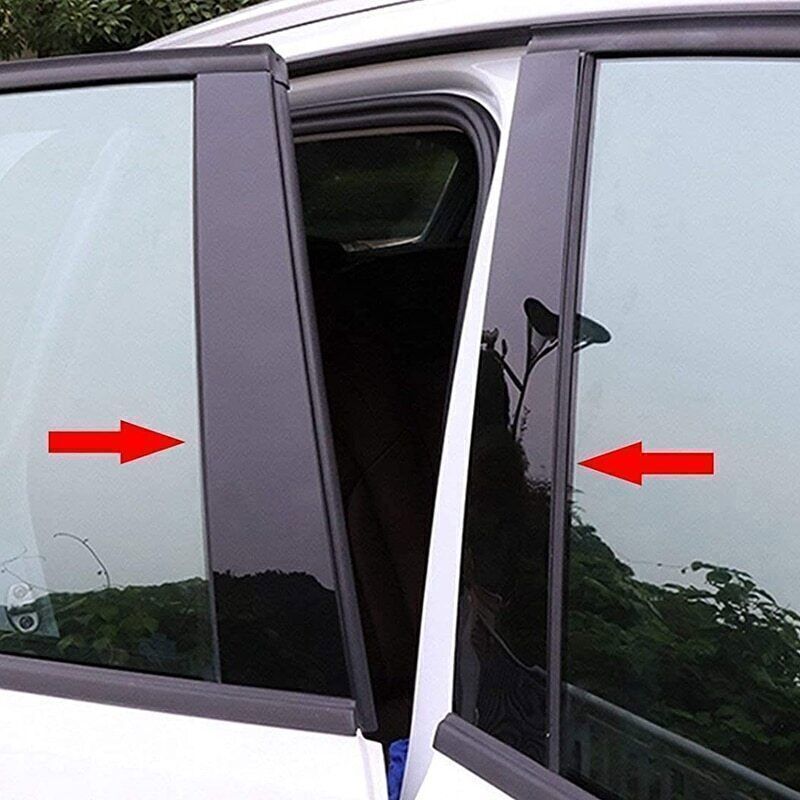 for BMW X6 G06 20-2024 Piano Black Pillar Posts Door Window Molding Strip Trims