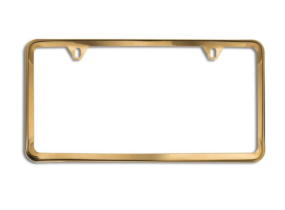 1 piece car license plate frame cover cap rear boot trunk gold suitable for Hyundai