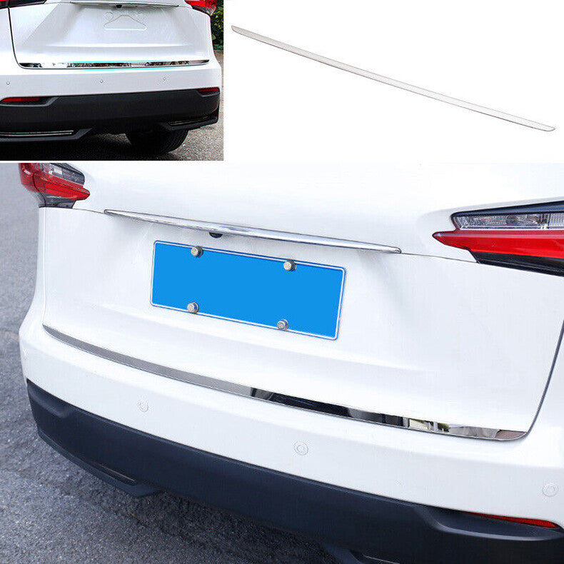stainless Rear Door Trunk Lid Tailgate Strip Trim for Lexus NX200t 300h 2015-21