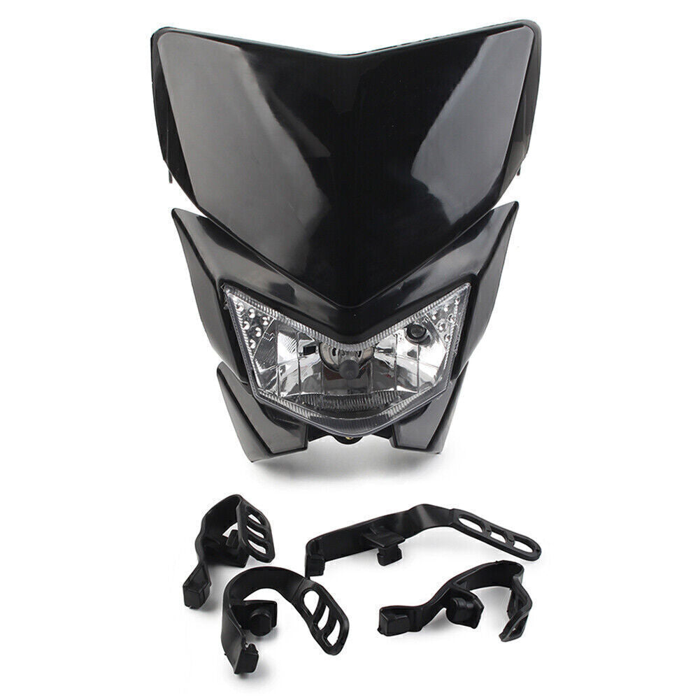 Frontscheinwerfer Stirnlampe Universal f¨¹r Mx Enduro Dirt Trail Bike 250cc