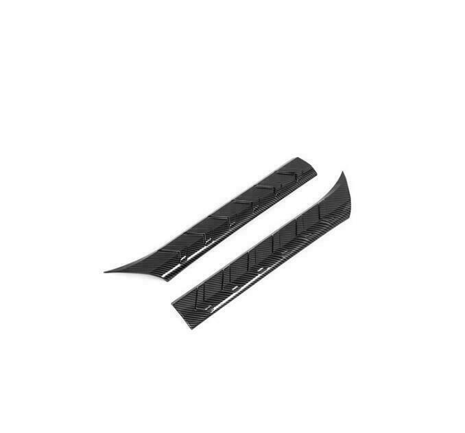for Toyota Highlander Kluger 2020-23 Carbon fiber Rear Bumper Molding Trim Cover