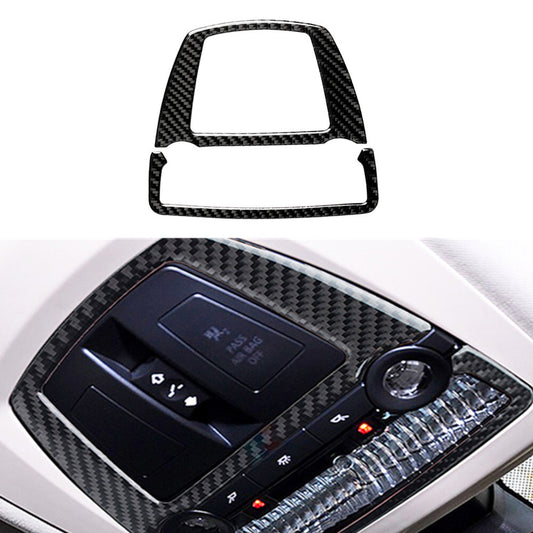 Carbon Fiber Reading Light Panel Cover Trim for BMW 5 Series F10 F07 2010-2017