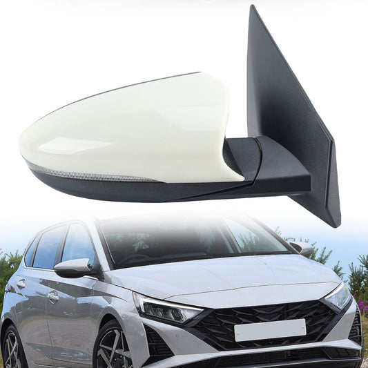 F¨¹r for Hyundai I20 MK3 BC BI 2020-2024 Au?enspiegel R¨¹ckspiegel Rechts Wei? 5 Draht