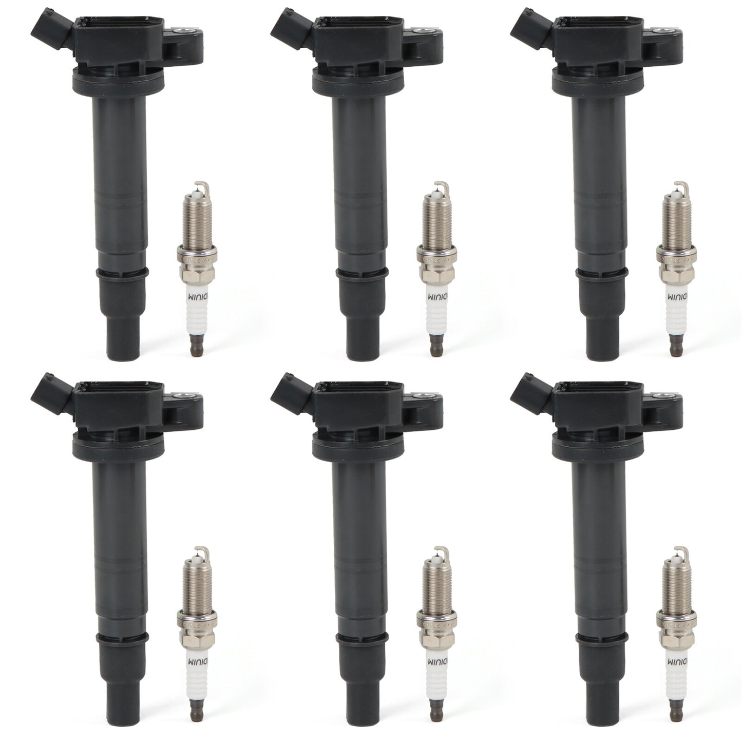 6PCS Ignition Coil  Iridium Spark Plugs for Toyota Tacoma 4Runner 4.0L UF495