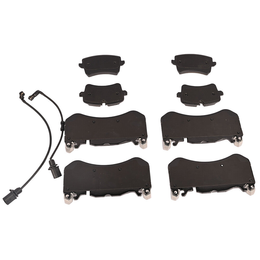 Front Rear Ceramic Brake Pad W/Sensors for Audi RS7 2014-2018