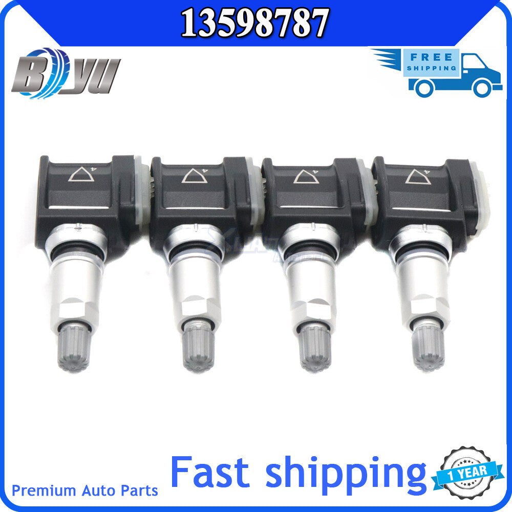 Tire pressure sensor for Cadillac ATS/CTS kit (4 433MHz, compatible with general TPMS 13598787-)
