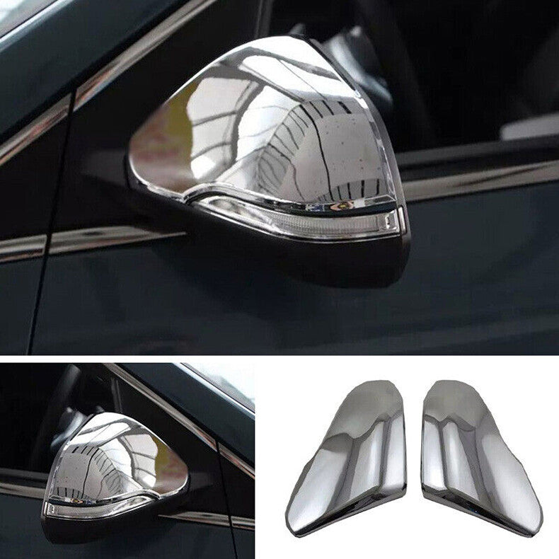 for Hyundai Sonata 2015-2019 Chrome Rear View Side Door Mirror Cap Cover trim 2x