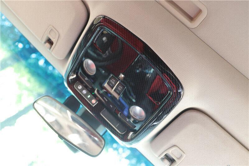 for Cadillac ATS-V ATS 2013-2019 Carbon Fiber Front Reading Light Frame Trim 1pc