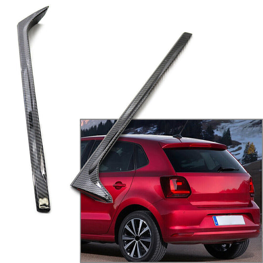 Fit 2011-2017 2012 13 for Volkswagen Polo MK5 Rear Window Side Spoiler Splitter Trim