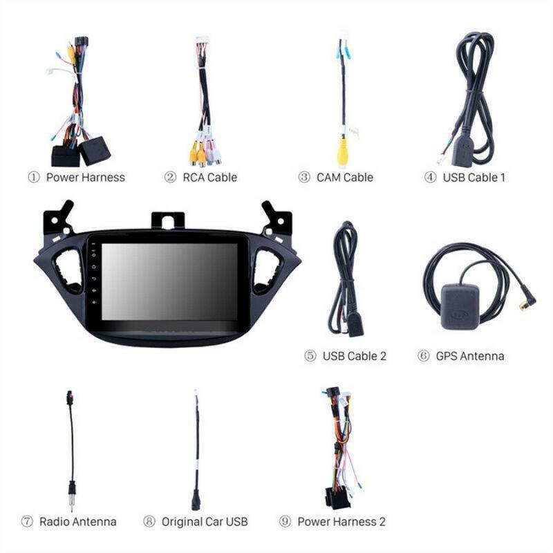 8 for Opel 2015-19 for Corsa 13-16 Adam Android 10.0 Car GPS Navigation Player WiFi