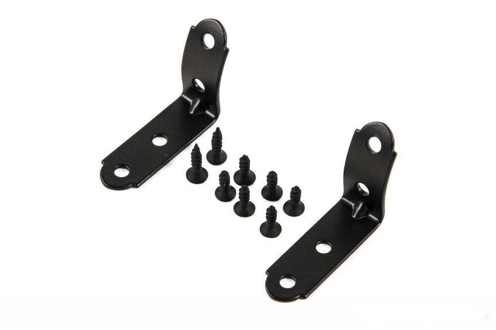 Pack of 2 Glove Box Repair Kit Fit for Audi A4 S4 RS4 B6 B7 8E 2001-2008 Black