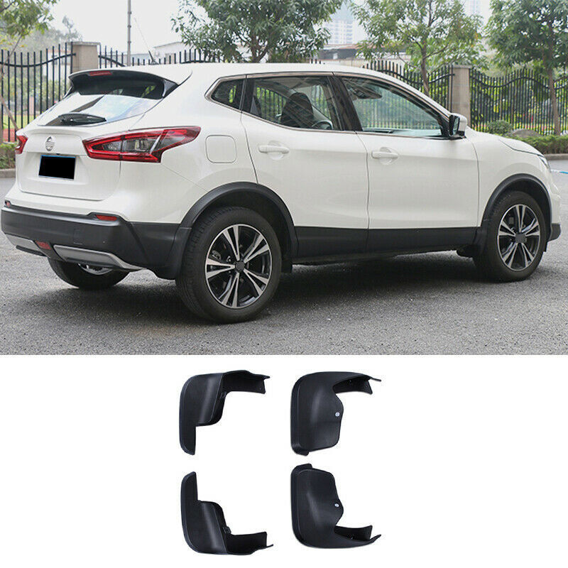 4P for Nissan Rogue Sport 2017-2021 Black Mud Flaps Fender Splash Mudflap Guards