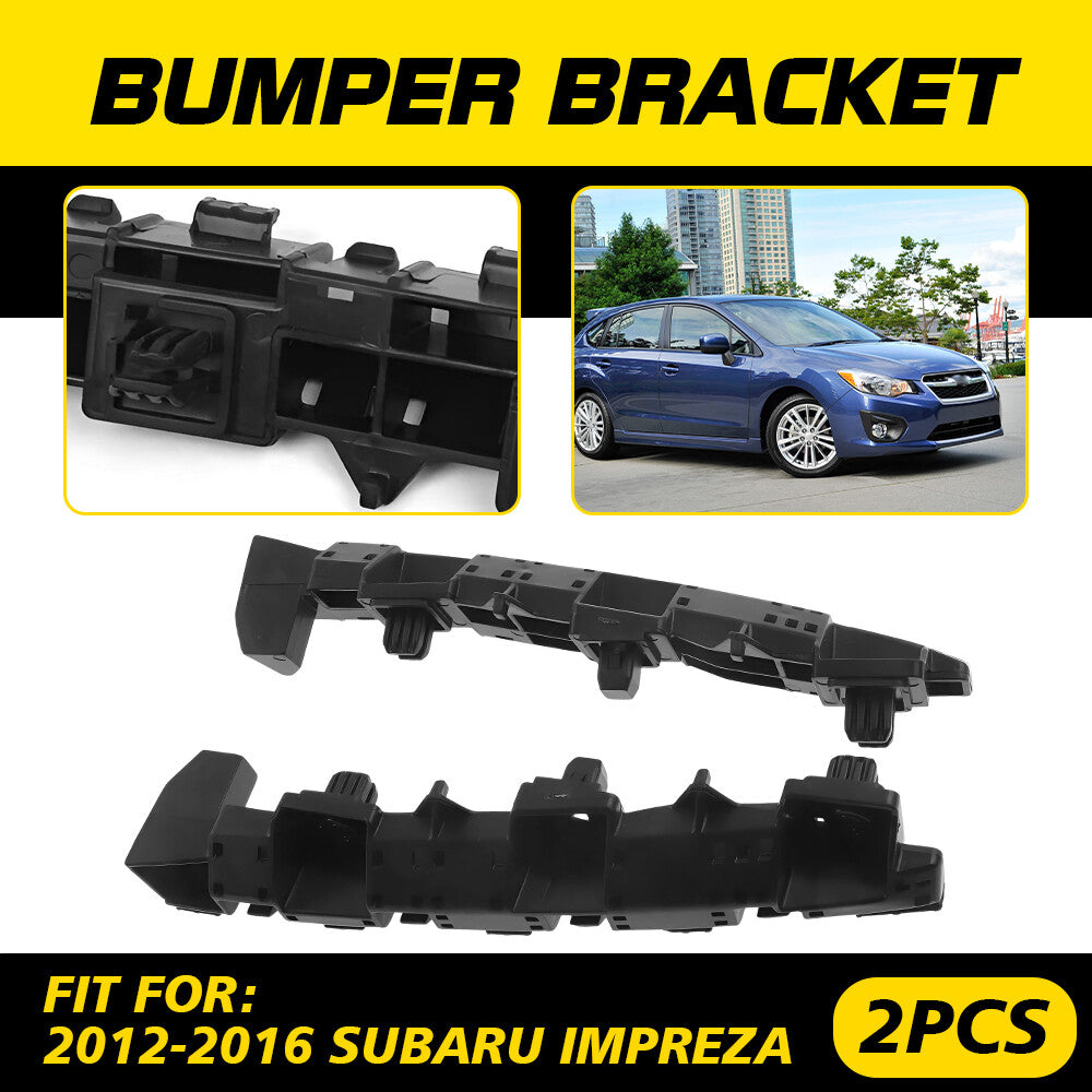 2-Piece Front Bumper Brake Mount Fixture Support for 2012-16 for Subaru Impreza B