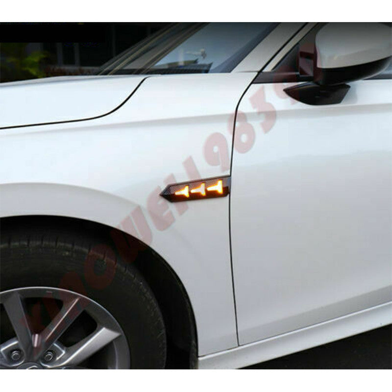 for Honda for Civic 2022-23 Side Vent Fender LED Driving Light/Turn Signal Lamp Kit