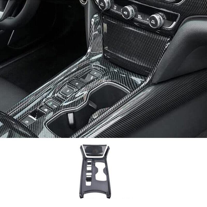 Carbon Fiber ABS Gear Shift Panel Frame Cover Trim for Honda Accord 2018-2022