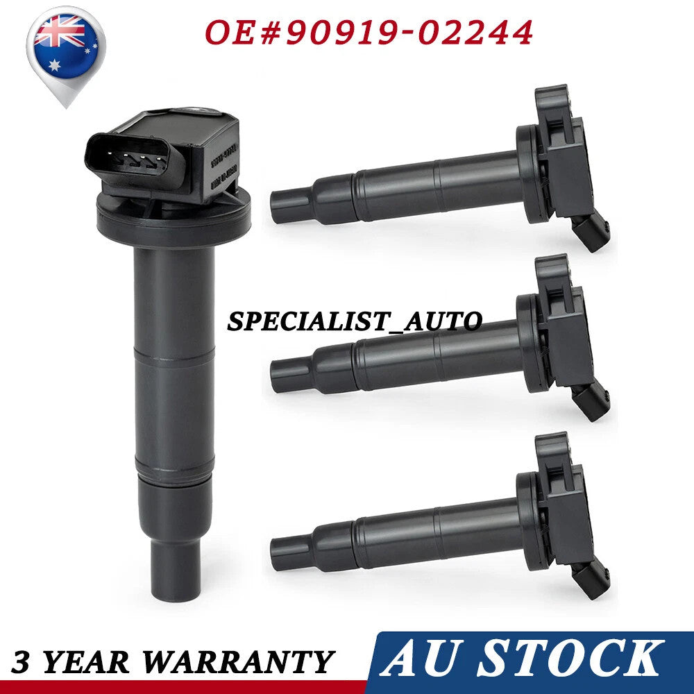 4PACK for Toyota for Camry RAV4 Tarago Avensis 2.0L 2.4L 90919-02244 Ignition Coil