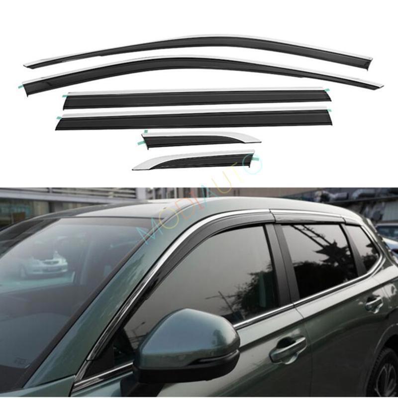 for Honda CR-V 2023-2024 Car Window Wind Visors Sun Rain Guard Vent Deflectors