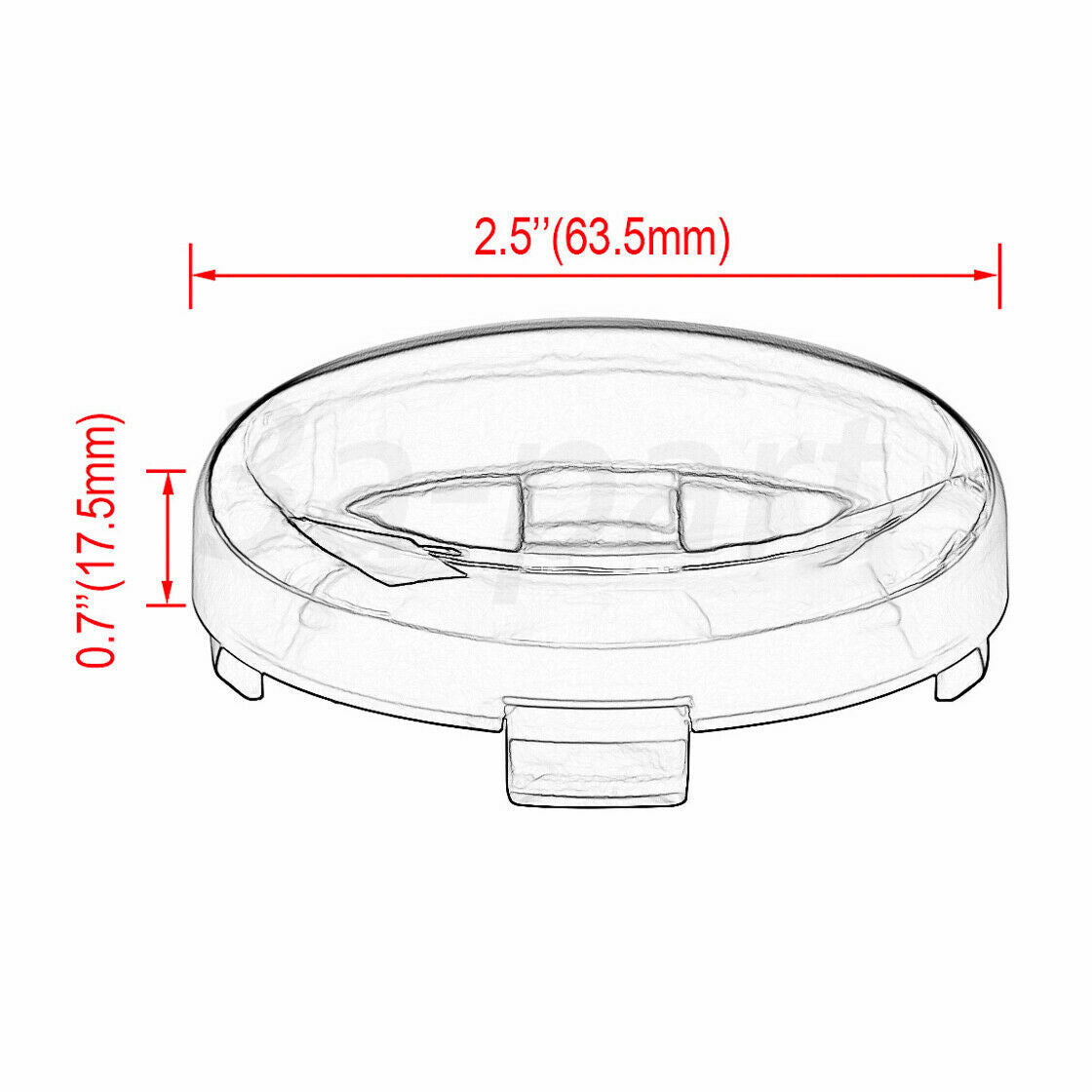 4 Motorcycle Turn Signal Flashing Smoke Lens Covers for Harley Dyna Sportster