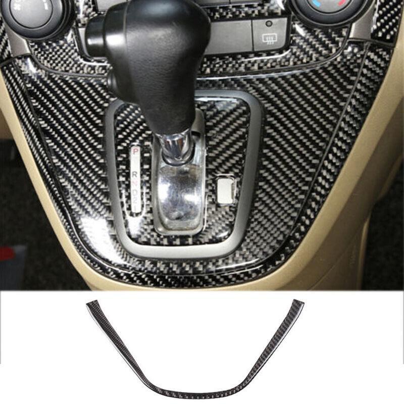 Car for Honda CRV 2007-2011 Carbon Fiber Interior Gear Shift Outer Frame Trim