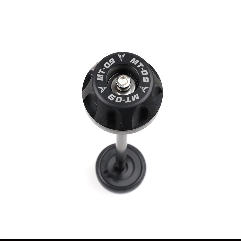 Rear Front Axle Fork Crash Slider Wheel Protector For FZ09 MT09 SP 2014-2020