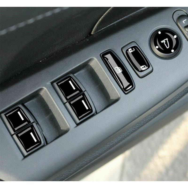 for HONDA for CIVIC 10TH 2016-2021 11P Window Lift Switch Button Cover Trims Black