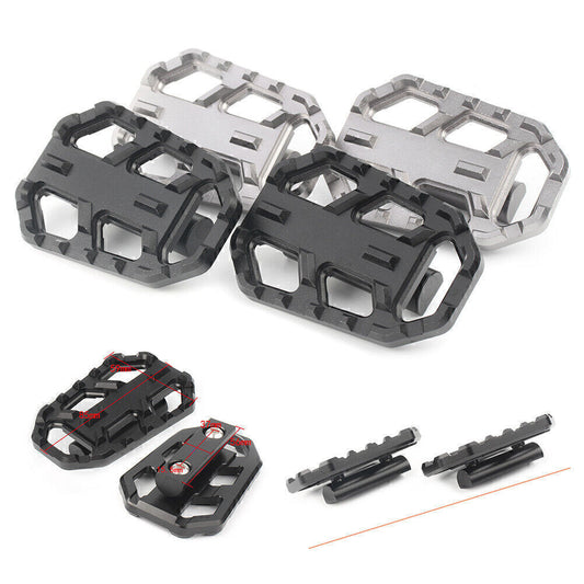 Front Footpegs Foot Pegs Fit for BMW R Nine T Scrambler 2016-2017 Black/Titanium