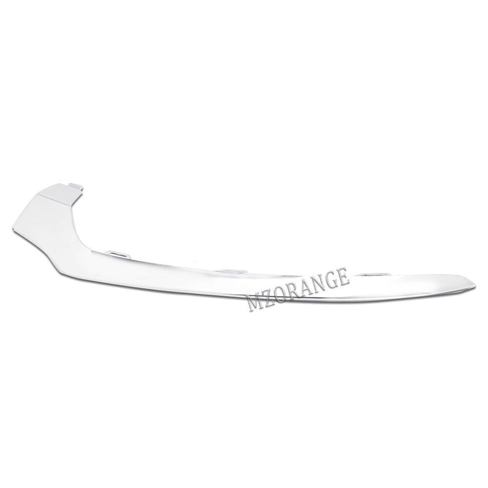 3¡Á F¨¹r for Mercedes-Benz W205 2015-2018 Front Spoiler Lippe Sto?stange Set Silber