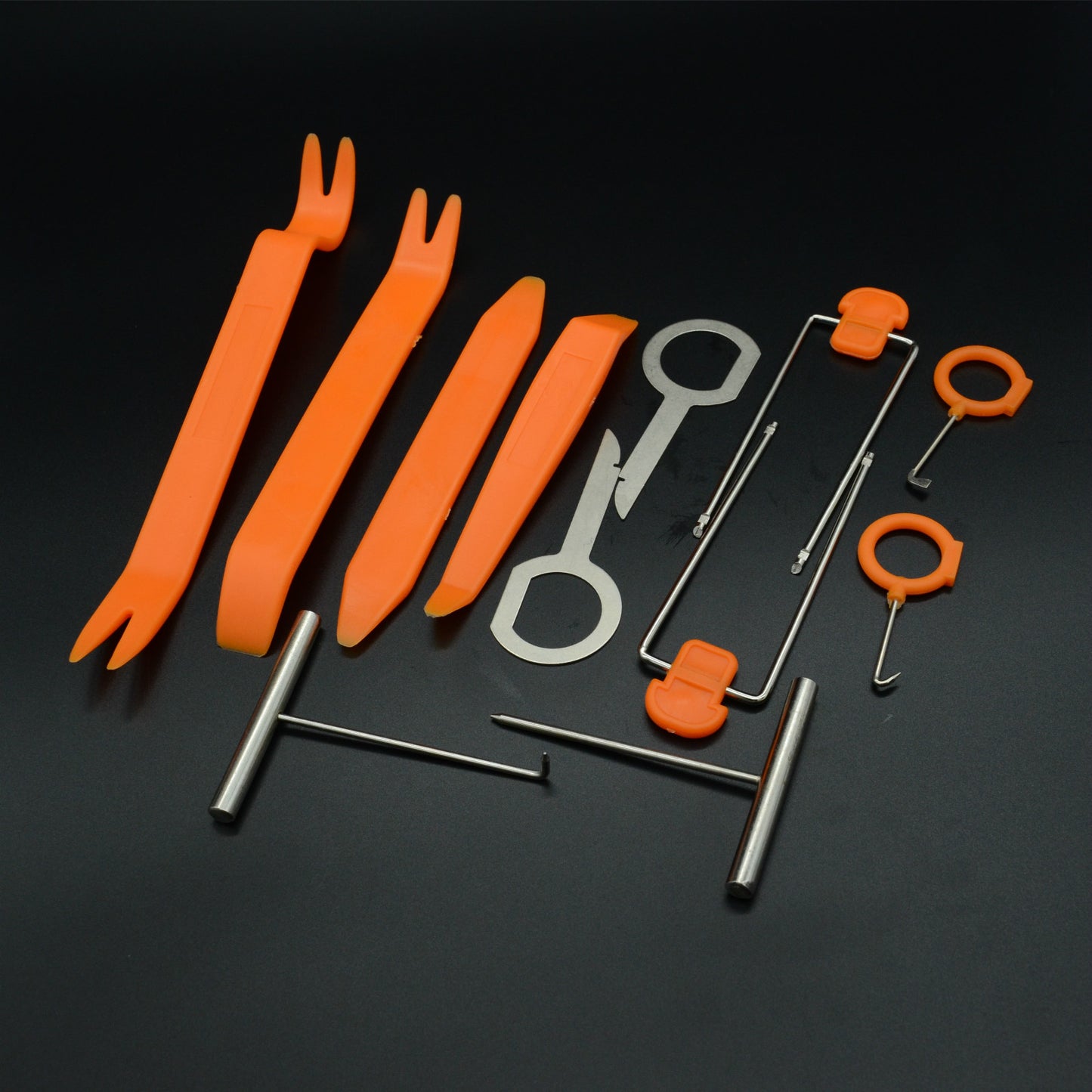 12In1 Car Interior Panel Rim Open Pry Remove Tool Radio Audio Stereo Removal Key