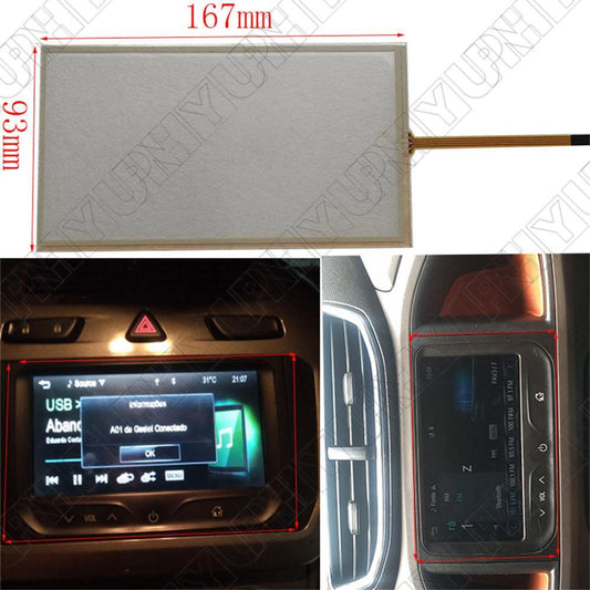 7Inch 4 Pin Touch Screen For 2012-16 Chevy Onix Aveo Spark Prism Trax Navigation
