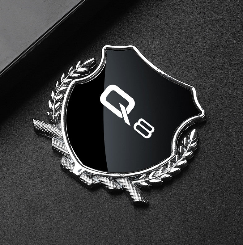 4x64mm Spoon Sport Logo Badge Wheel Center Cap Hub Cap Badge Black TE37 Edge