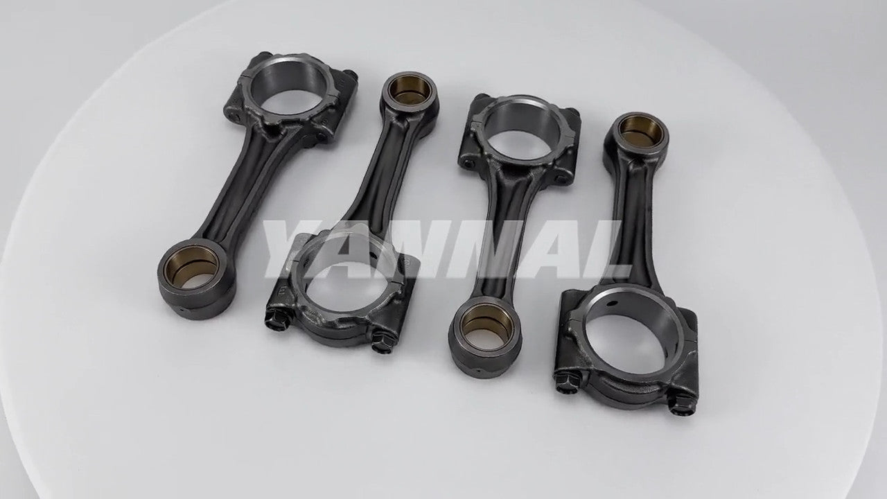 4-Piece Connecting Rod STD for Kubota V3800 V3800-DI V3800-DI-T Bobcat Engines