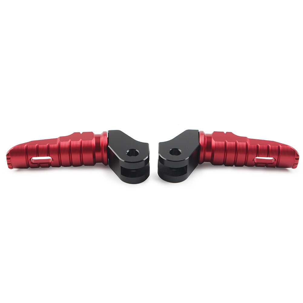 Paar CNC vordere Fu?rasten Fu?rasten Pedal Aluminum f¨¹r T100 T120 2016-2022 Rot