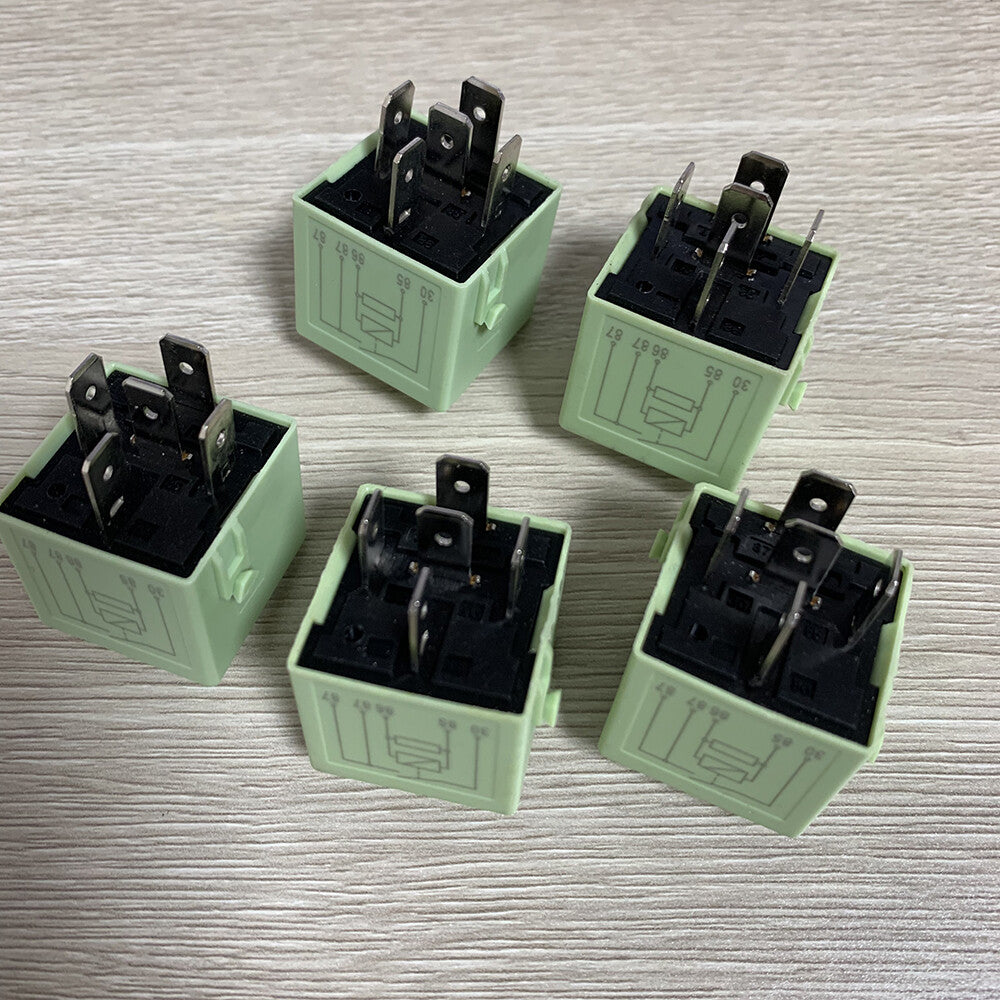 5Pcs Tyco for BMW Multipurpose Relay Green for BMW 61368373700 V23134-K59-X312 New