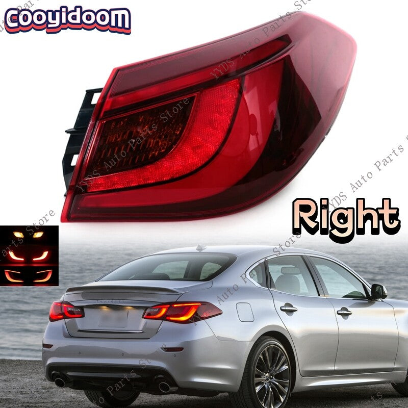 Right LED rear taillight for Infiniti Q70/Q70L 2015-2019 turn signal lights