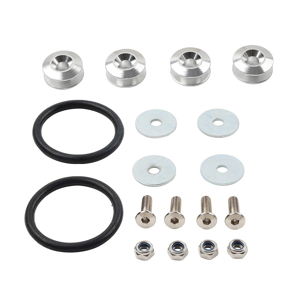 Quick Release Band Fastener Bumper Holder Clips Front Rear Trunk Hatch Lid