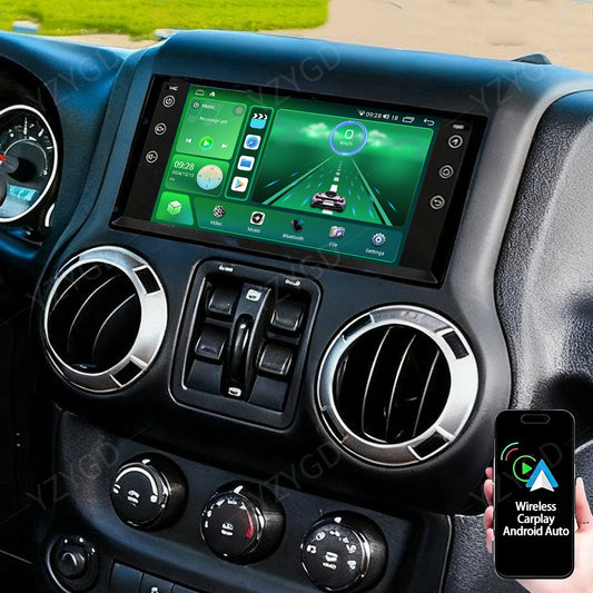 for Jeep for Wrangler / for Jeep 2007-2015 Android Carplay Car Stereo Radio GPS Screen DSP