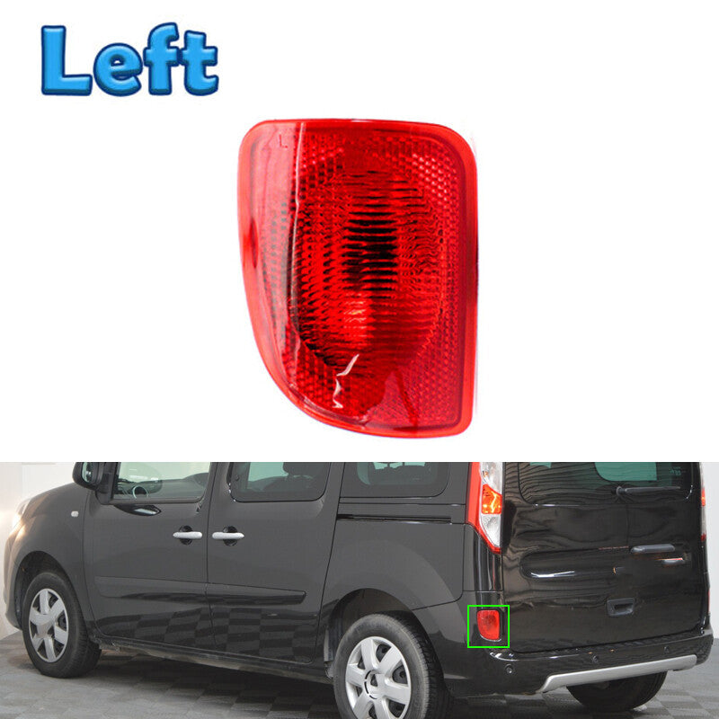 for RENAULT KANGOO 2008-2018 Left Rear Bumper Light Reflector Brake Fog Lamp
