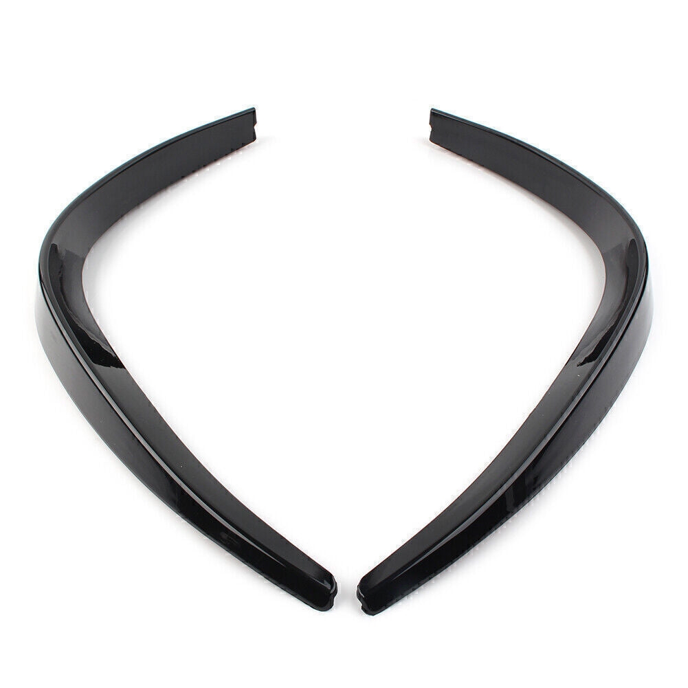 2-Piece Front Bumper Spoiler Canard Fit for Mercedes-Benz A-Class A260, Black