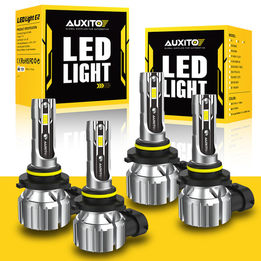 OXILAM LED Headlight Bulb Conversion Kit 9005 9006 High and Low Beam Bright White