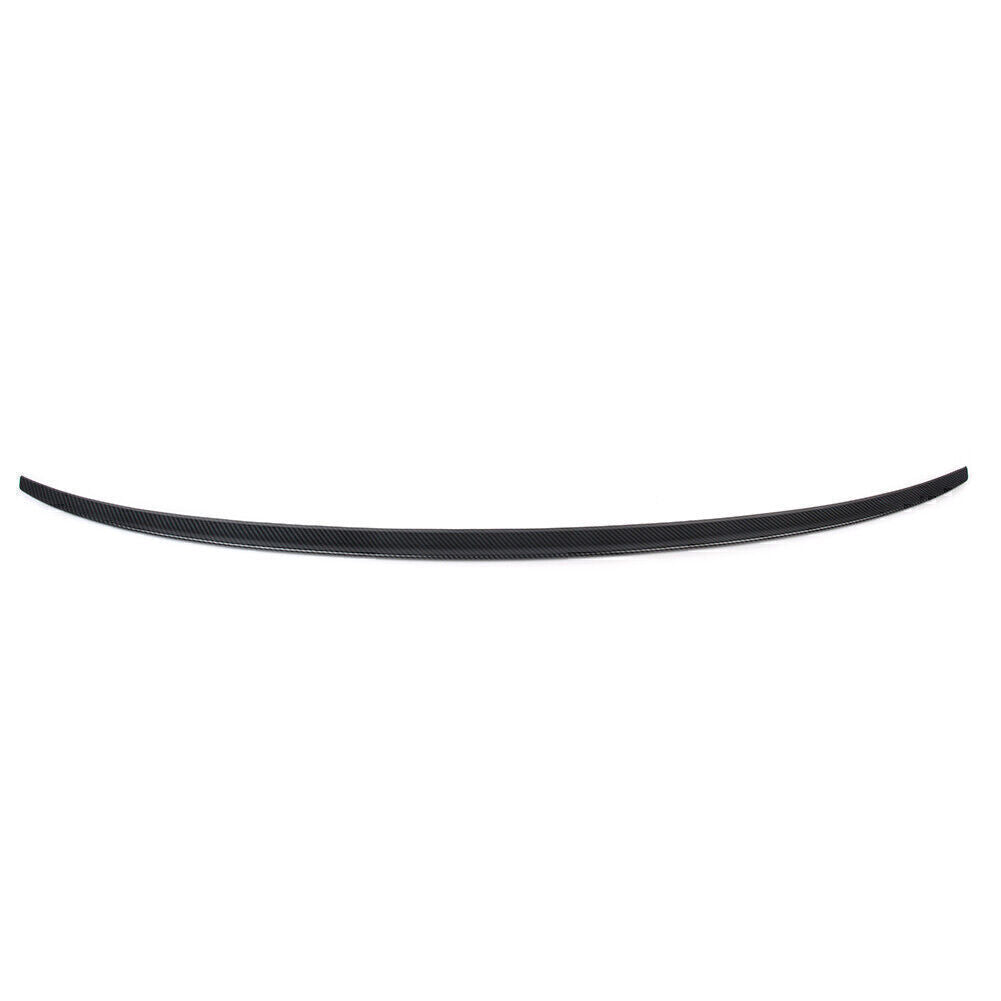 Roof Spoiler Wing Rear Trunk Spoiler Carbon Fiber Black Fit for AUDI A3 2014-2018