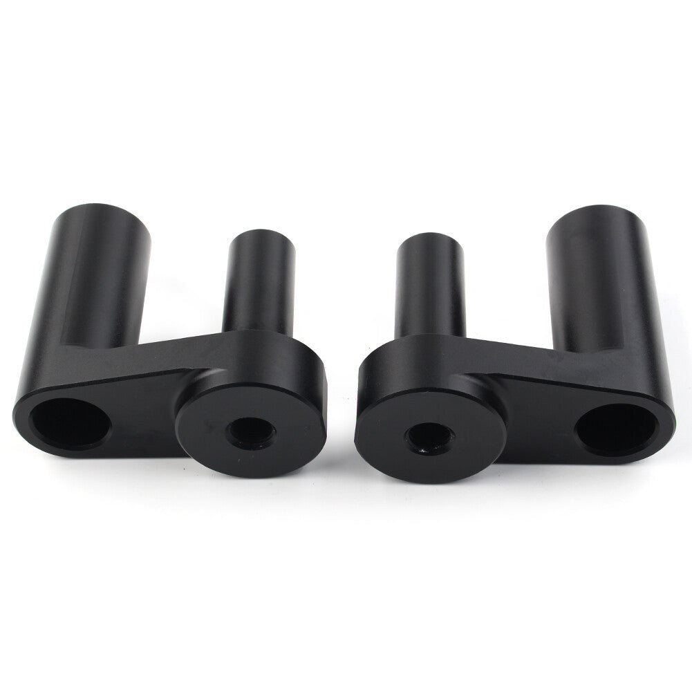 Handlebar Risers Kit 1.625 Back Move Mount Clamps for BMW R1200RT R1250RT Black