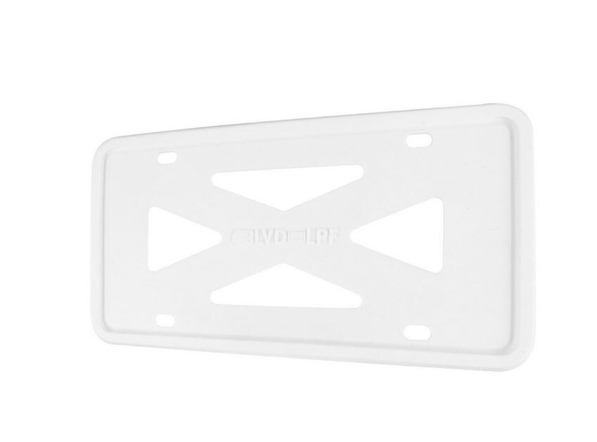 Car license plate frame cover cap, trunk white silicone, suitable for Toyota