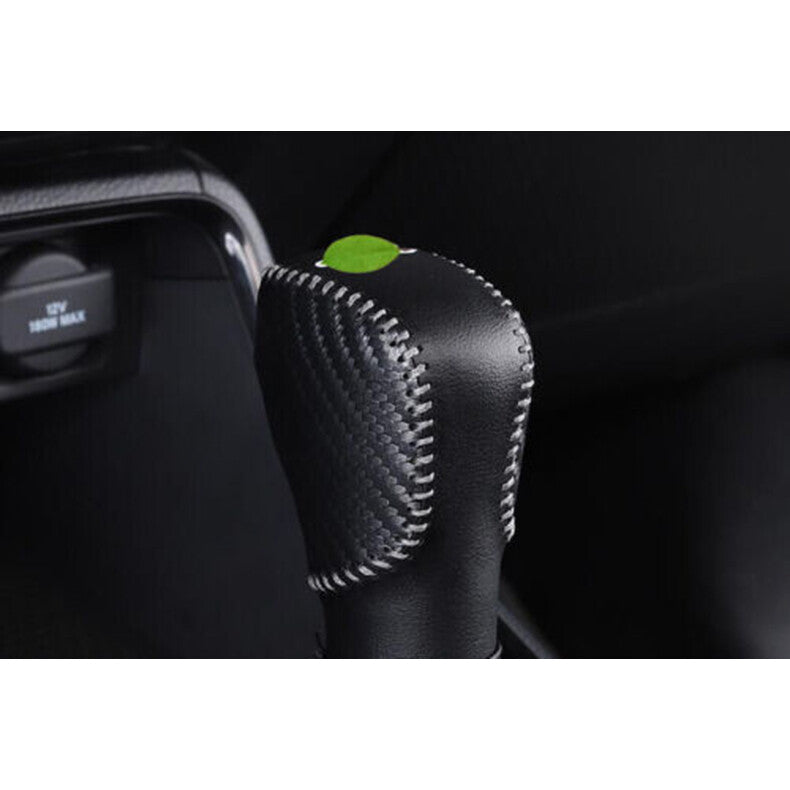 for Honda CR-V 2023-2024 Carbon Fiber Hand sewn leather Gear Shift Knob trim