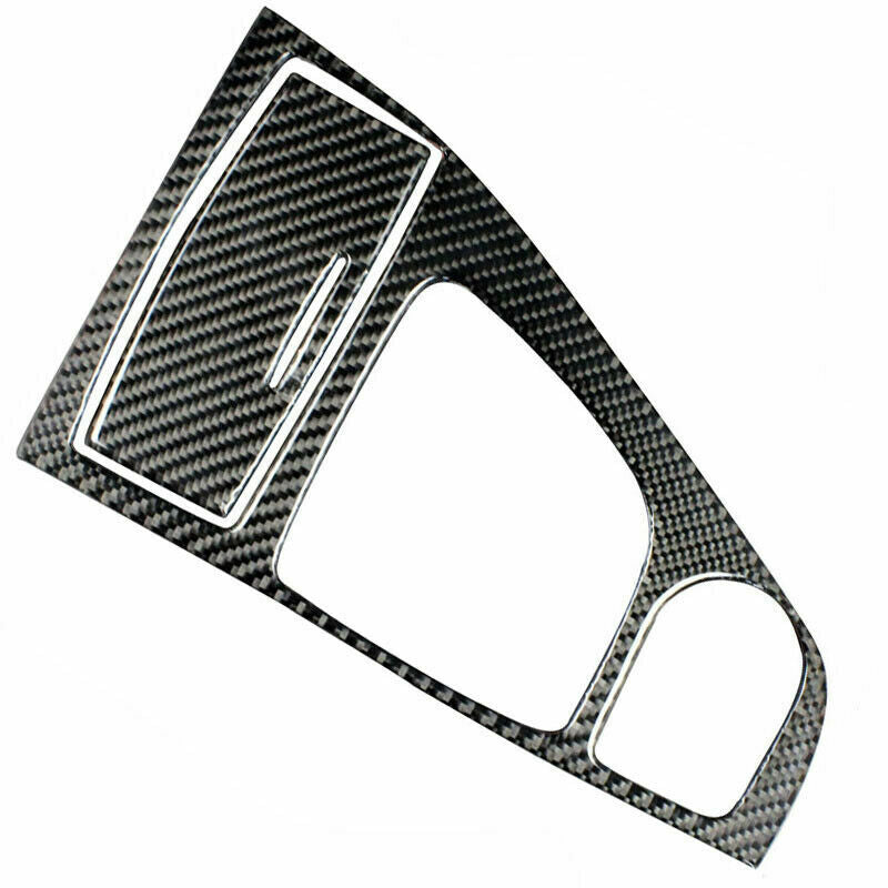 Carbon Fiber Console Gear Shift Panel Cover Trim Fit for Infiniti Q50 2014-18