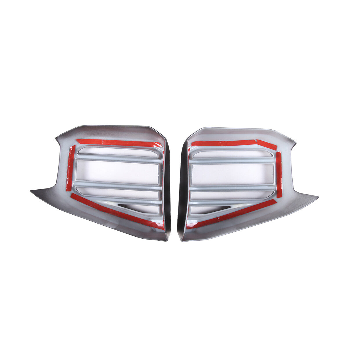 Matte black ABS window lift button cover decorative frame for Corvette C7 2014-2019